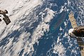A view with clouds from ISS