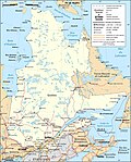Map of Quebec, Canada Also : SVG version