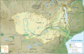 Zambezi river hydrographic basin